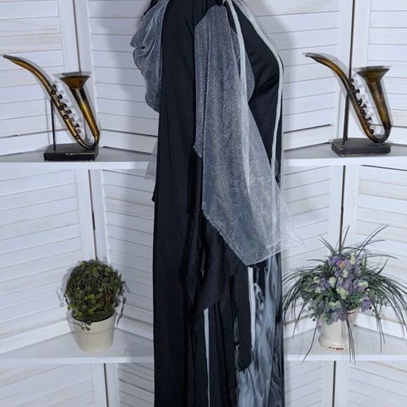 Spirit Ghoul Soul Eater Costume Black Grey White Size S - Picture 4 of 16